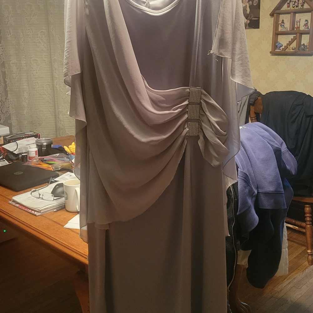 Amazon Women's Gray High Low Dress